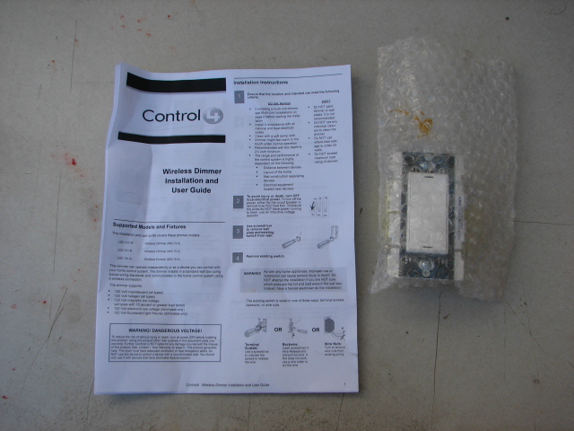 Control 4 LDZ-101-W Wireless Dimmer
