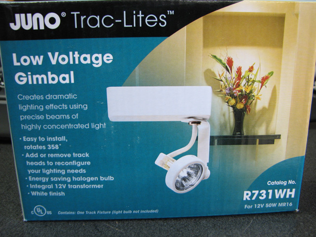 Juno Trac-Lites Low Voltage Gimbal 12V White R731WH (4)