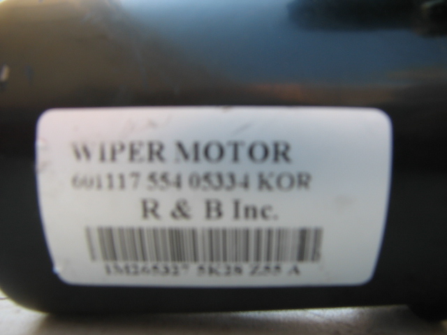 Inc. 60111755405334kor Windshield Wiper Motor  