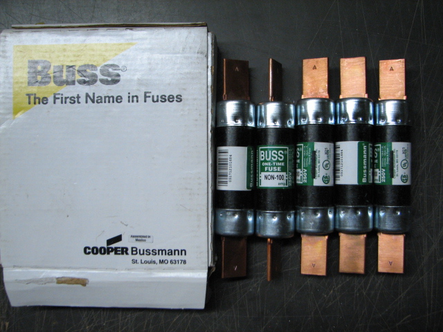 Bussmann NON 10 One Time General Purpose Fuse (Lot of 5  